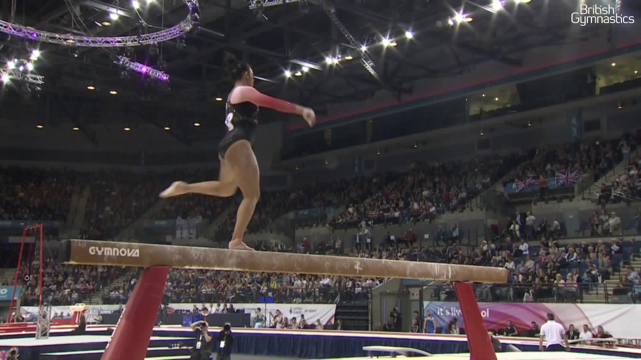 Ellie Downie GOLD Beam 2017 British Gymnastics Championships Women's Senior All Around