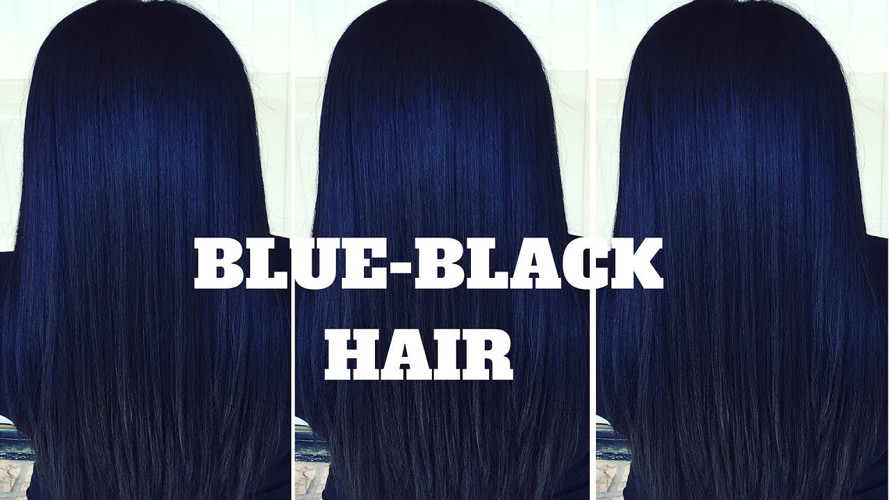 Dying My Hair Black with Blue Undertones| NO BLEACH| ft. Julia Hair