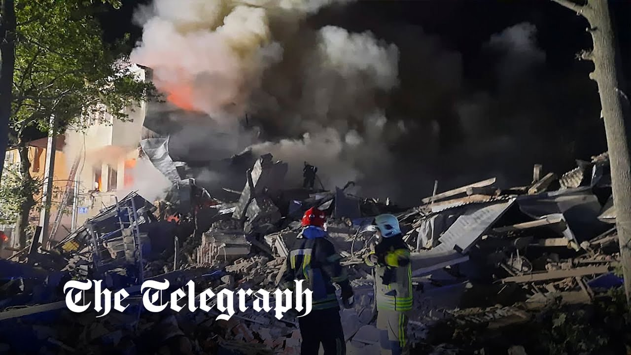 Russian strike kills seven people in Kharkiv after residential building targeted