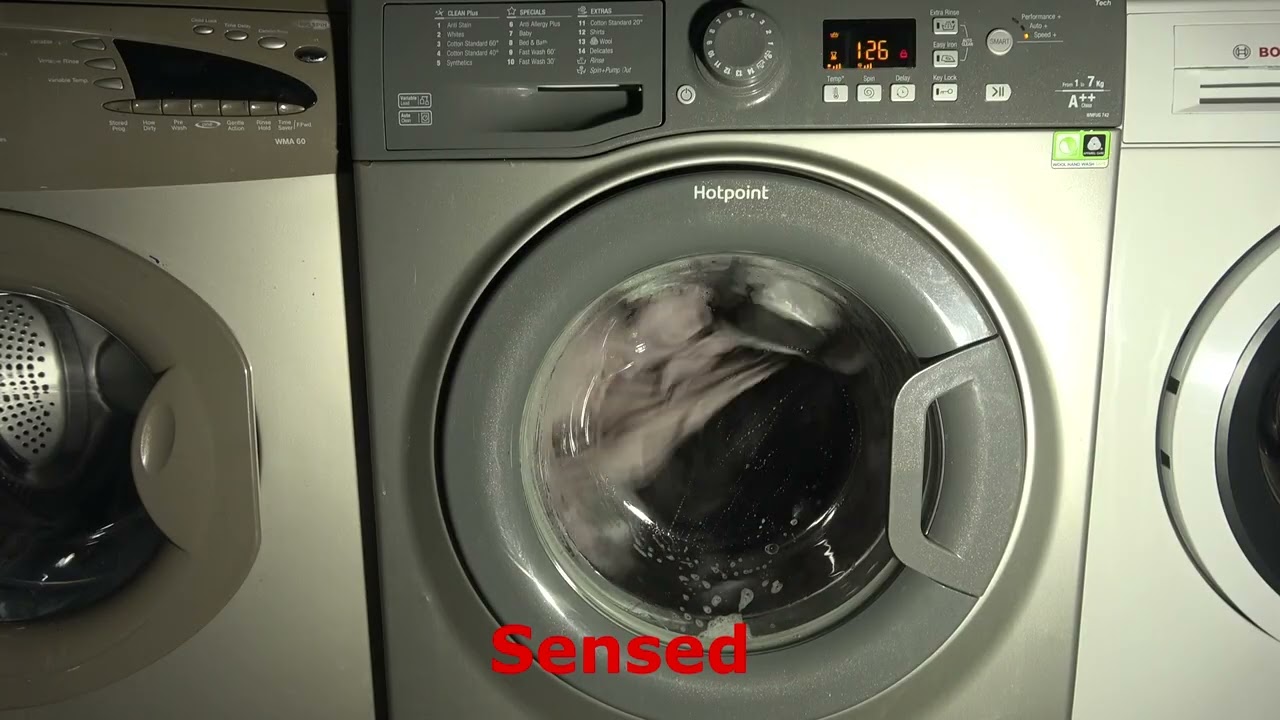 Synthetics 60'c Speed+ / Hotpoint Smart WMFUG842G 8kg Washing machine