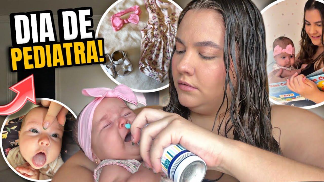 LEVEI MINHA BEBÊ NO MÉDICO *TEVE CHORO😭