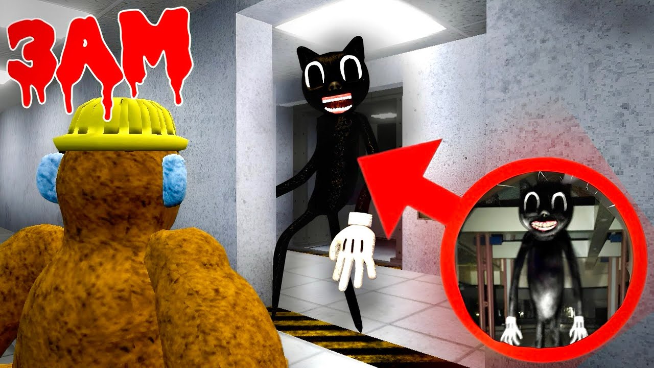 Scary Baboon Added Cartoon Cat..