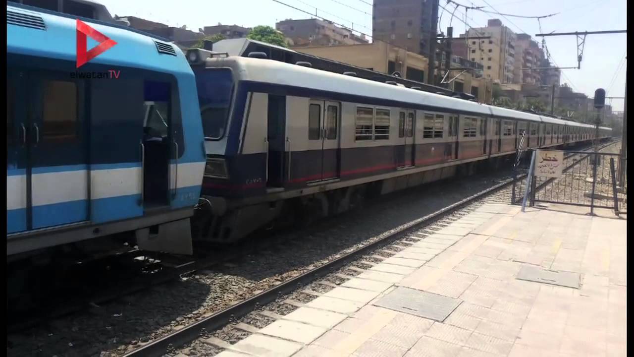 سحب أحد قطارات مترو الخط الأول بعد تعطله