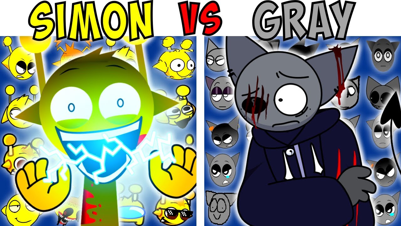 ALL SIMON VS GRAY TEST | FNF Character Test | Gameplay VS Playground
