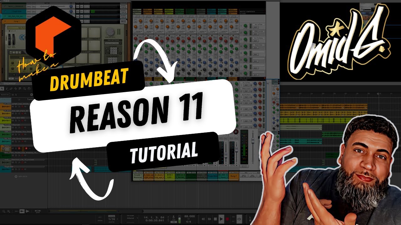How to make a hiphop drum beat in Reason 11 (For Beginners)
