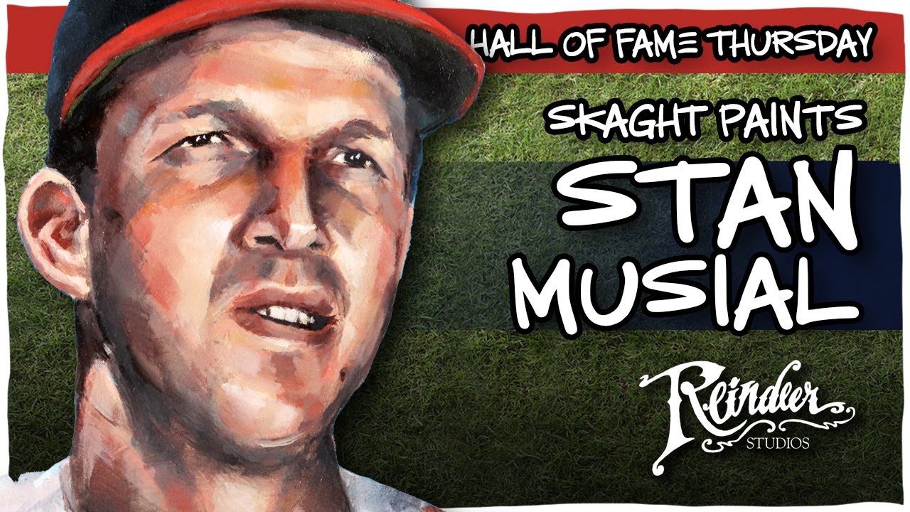 Stan Musial Oil Painting | Hall of Fame Thursday