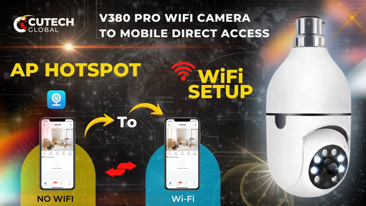 How To Install V380 Pro WiFi Camera in 2024 | Easy Setup Guide | Cutech Global