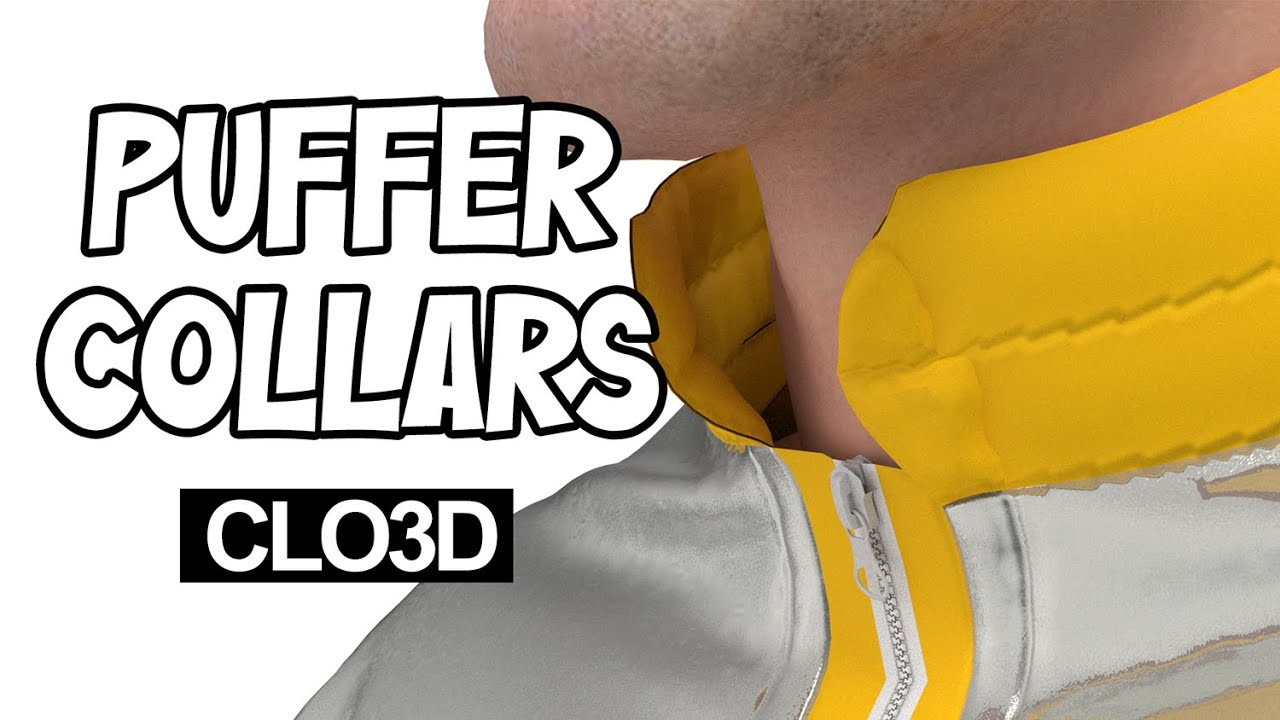 How to Make a Puffer Jacket Collar in Clo3D