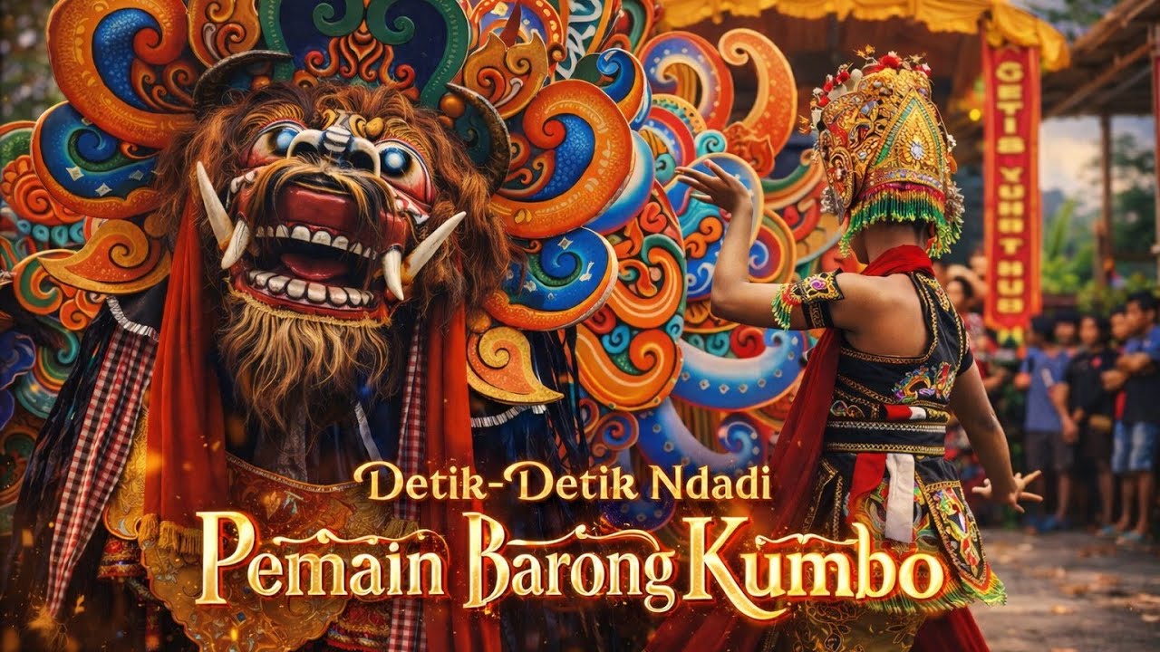 Pemain barong kumbo kesurupan setio tuhu lia ayu live barurejo
