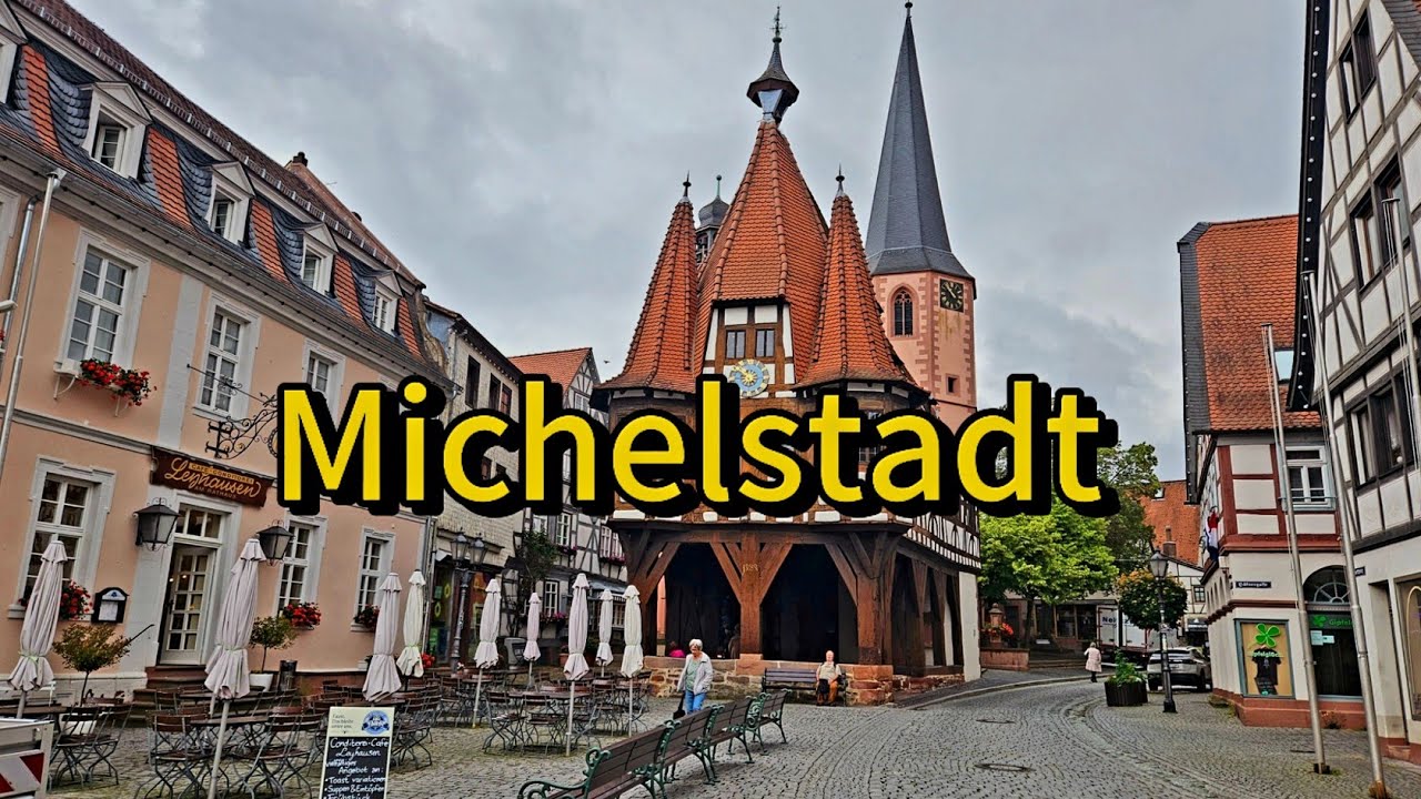 Michelstadt quick Overview, City Center Rathaus #michelstadt #odenwald #frankfurt #germany #alemania