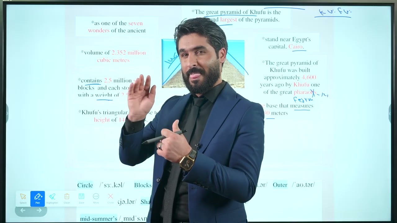 Unit 3 (Stonehenge and the great pyramid of Khufu)هێلكاری