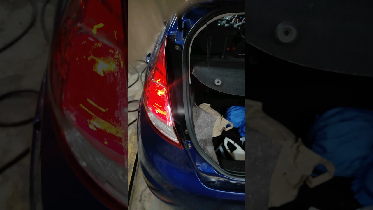FORD FIESTA ECOBOOST 2014 REAR LIGHT AND BULB REPLACEMENT