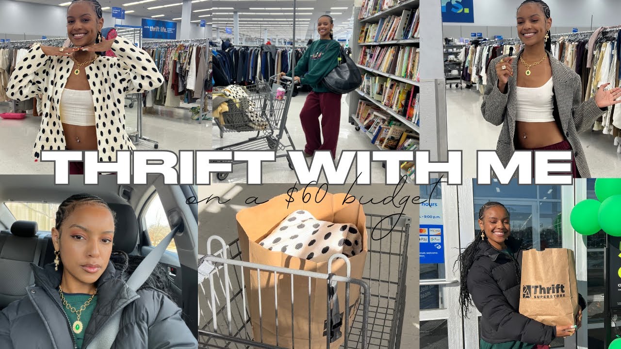A broke girls' guide to thrifting | creating my dream winter wardrobe with a $60 budget!