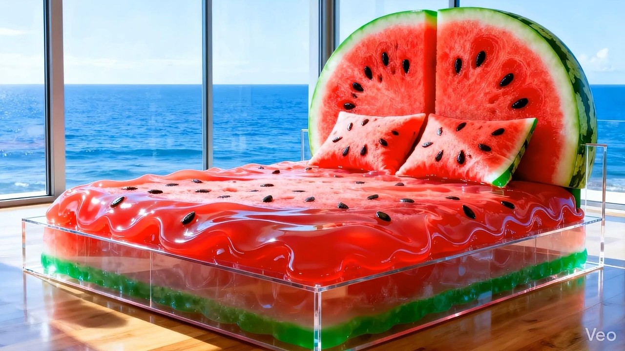Which Bed Would You Sleep In? 🛋️ Lying in the Most Relaxing Bed #asmr #oddlysatisfying #dream #bed