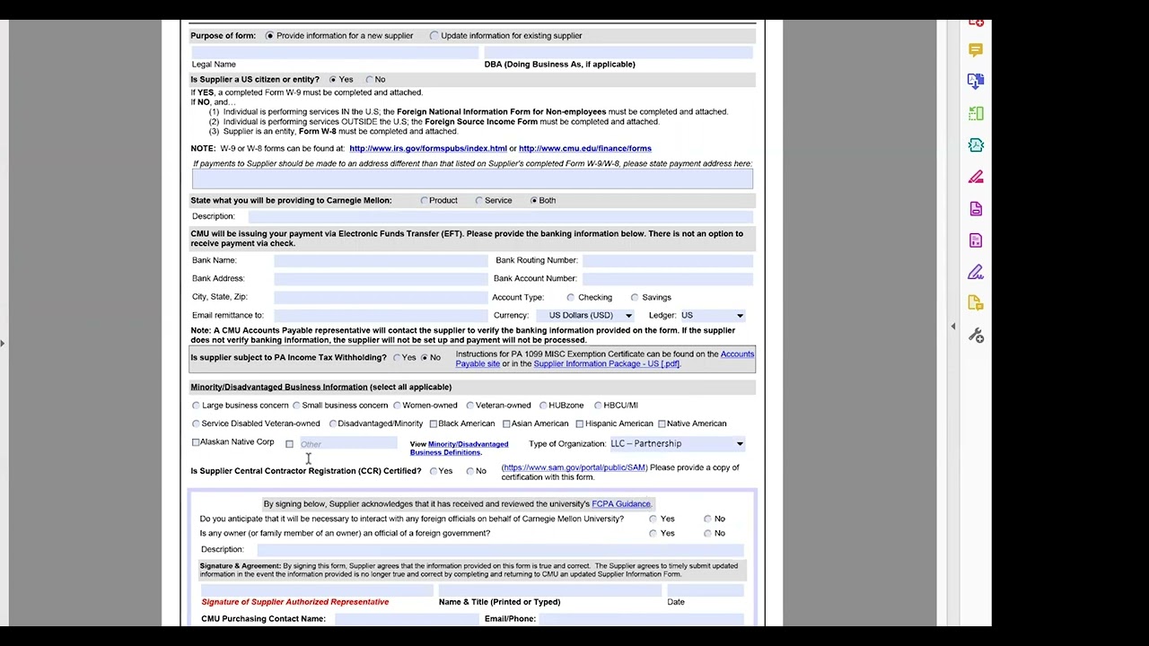 CSP Accounts Payable Forms Guide