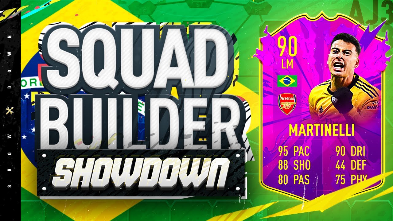 Fifa 20 Squad Builder Showdown!!! FUTURE STARS MARTINELLI!!! 90 Rated Gabriel Martinelli