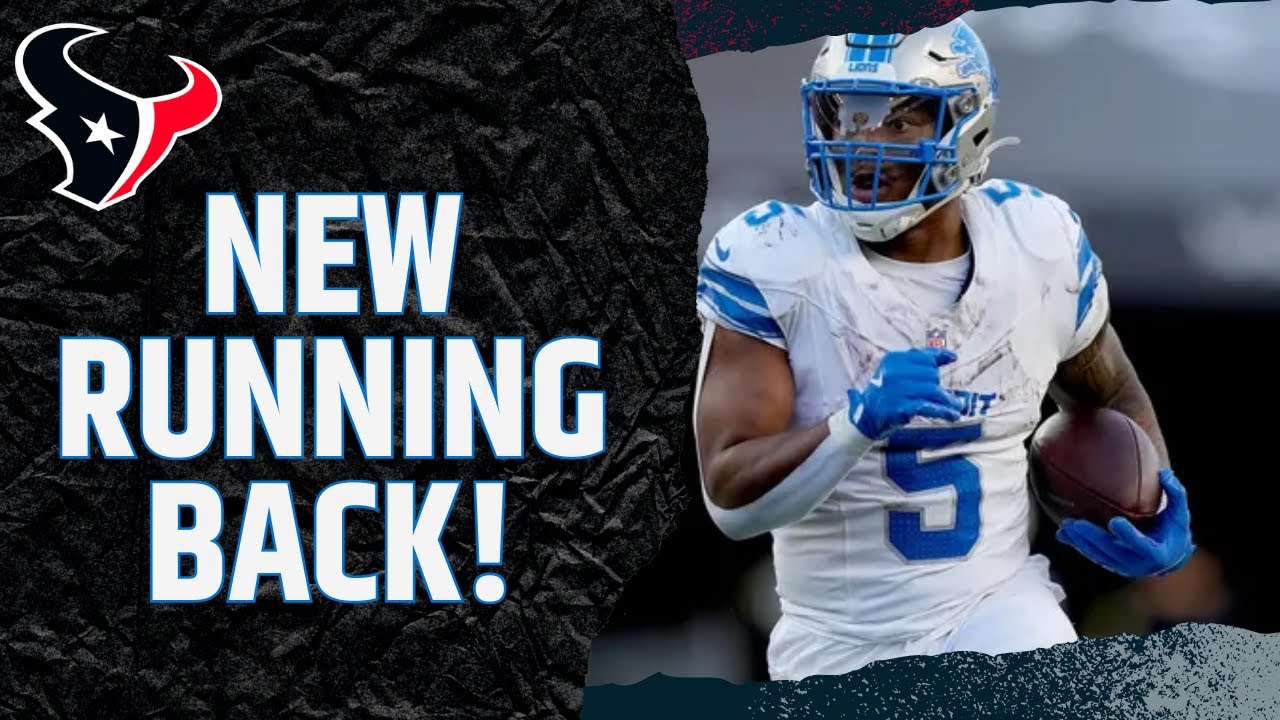 BREAKING NEWS: The Houston Texans Trade for Lions RB David Montgomery