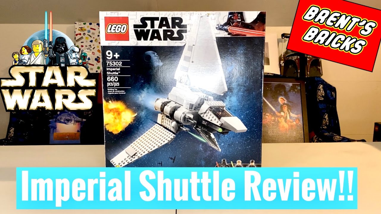 Lego Star Wars Imperial Shuttle Review!! (2021)  #75302 #Lego #LegoStarWars #BrentsBricks