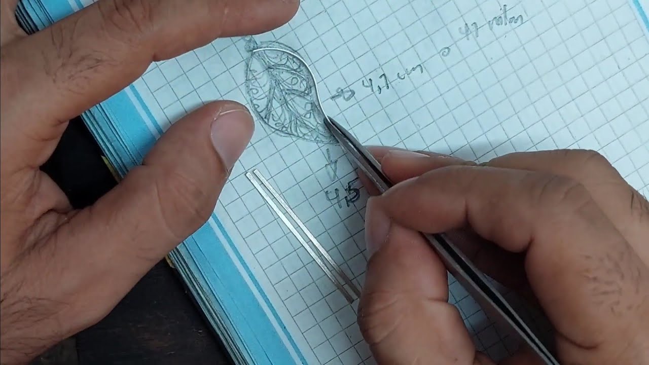 Armado de una joya en filigrana y creación de su ficha tecnica