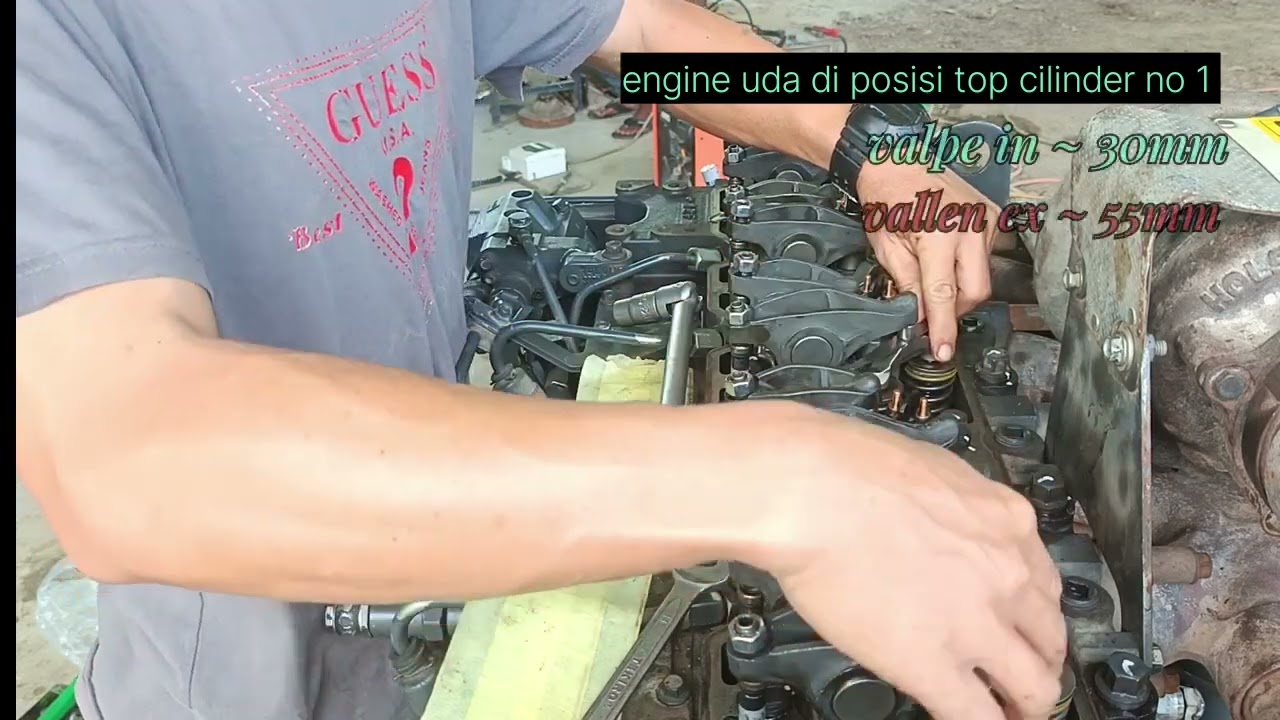 adjust valve clearance on komatsu pc300