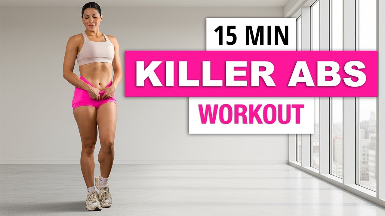 THE CRUNCH 15 Min ABS Workout / No Equipment, No Repeat, Complete Ab Burn