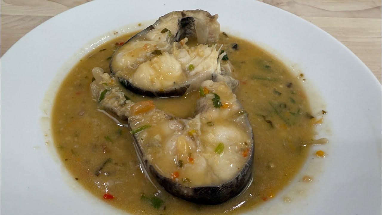 Cómo preparar una deliciosa Sopa de bagre  con pocos ingredientes.