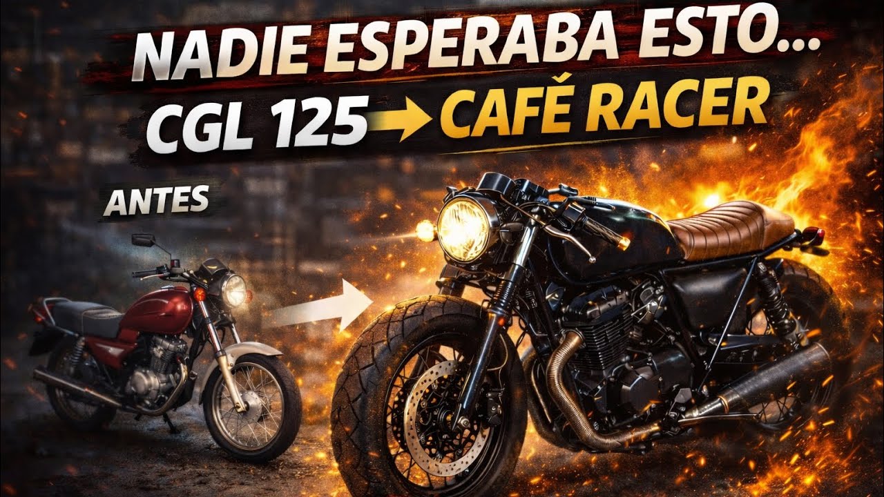 Transformación de la Honda CGL 125 a Café Racer 