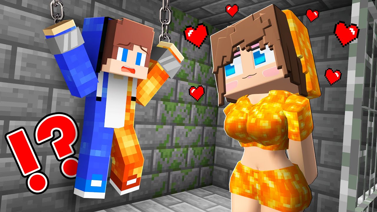 LAVA GIRL and The Love Trap for MULTI-ELEMENTAL JJ! Mikey Shocked in Minecraft - Maizen