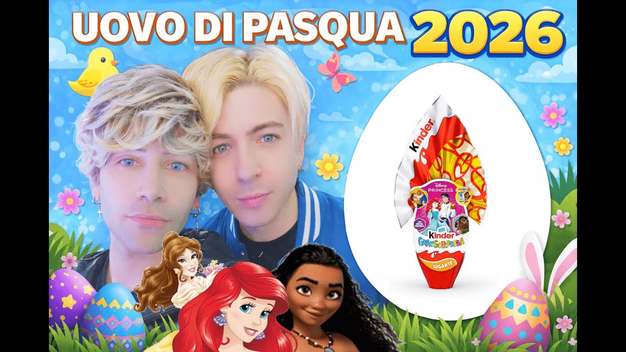 🥚 UOVA DI PASQUA KINDER 2026 DISNEY PRINCESS: TROVIAMO ARIEL COL PRINCIPE? 🧜‍♀️