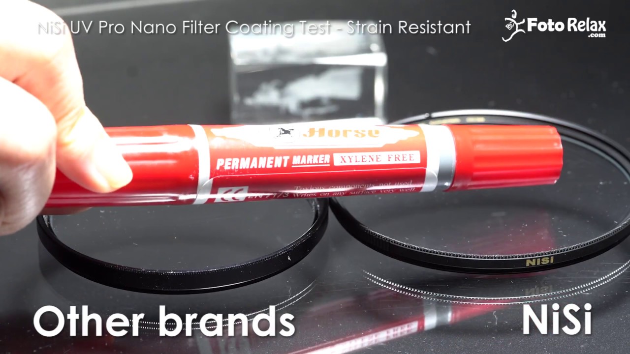 NiSi UV Pro Nano Filter Coating Test - Strain Resistant