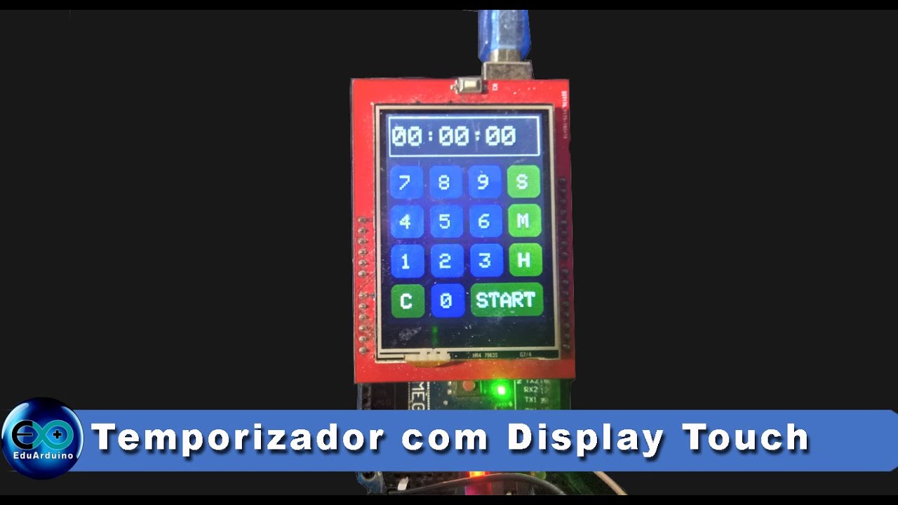 Temporizador com display touch e Arduino