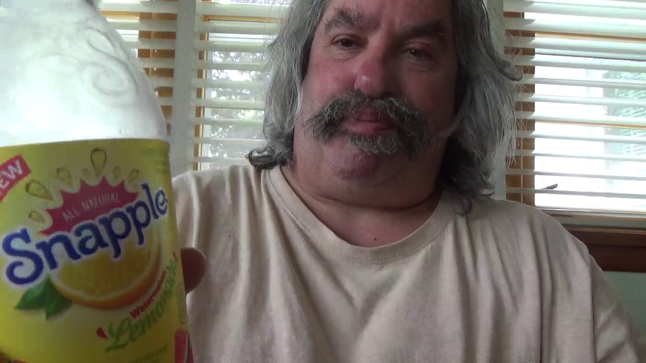 ASMR Drinking New Snapple Watermelon Lemonade