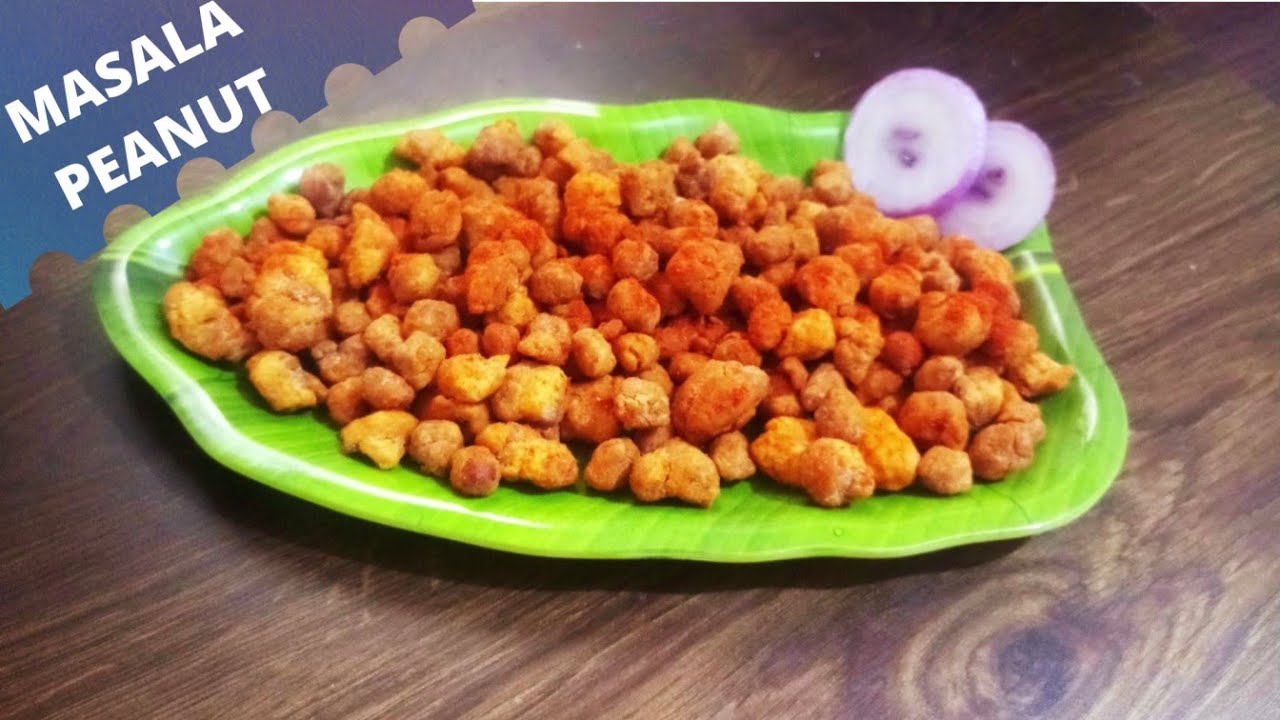 Masala Peanuts Recipe|masala groundnut | besan masala peanuts