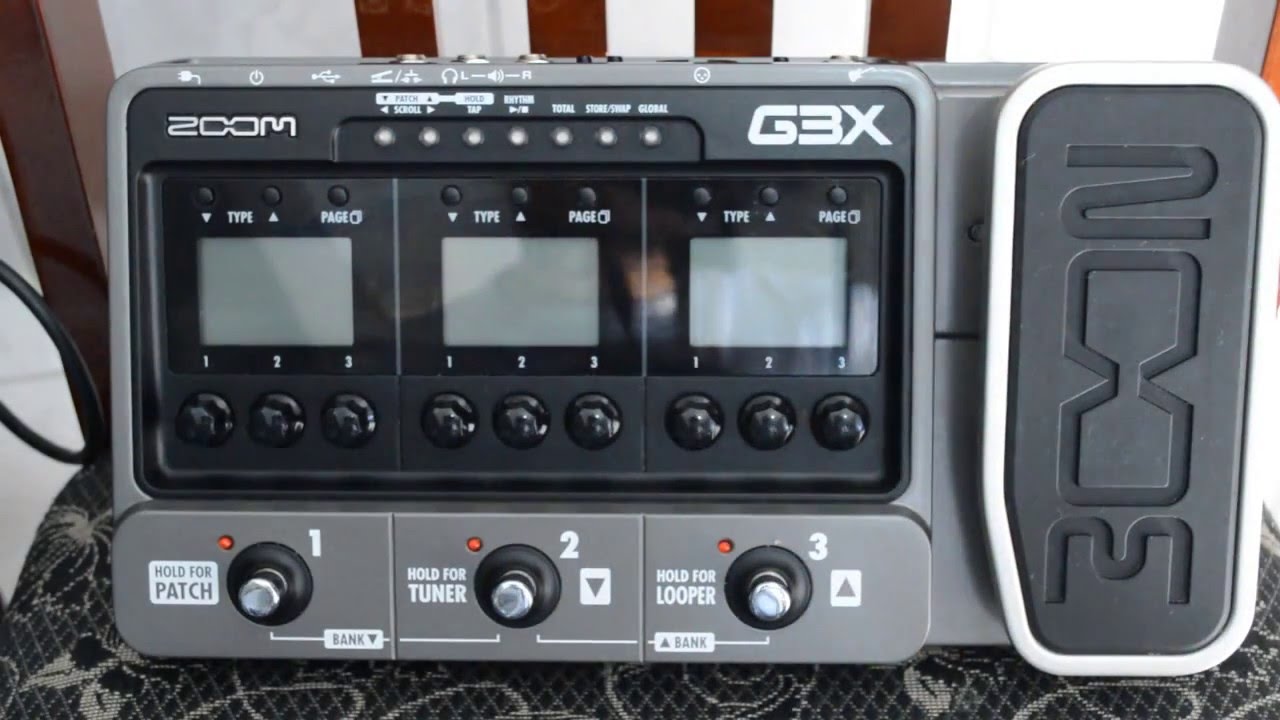Review Técnico - Pedaleira Zoom G3X - Parte 1