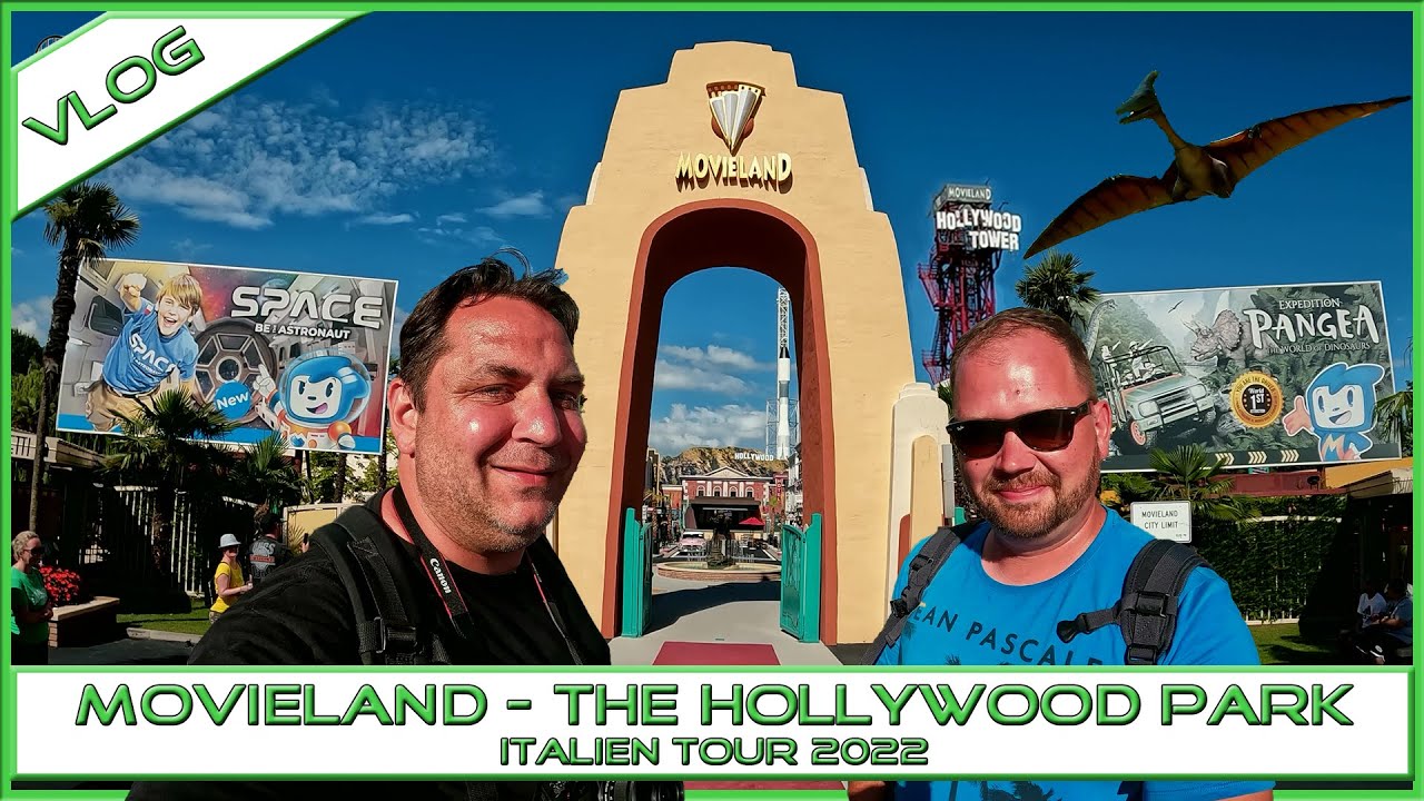 Movieland Park The Hollywood Park Die Überraschung für uns auf der Italien Tour '22 Freizeitpark 5v5