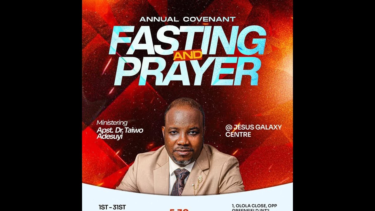 DAY 2 FASTING & PRAYER #viral #motivation #prayday #youtubelive #taiwoadesuyi