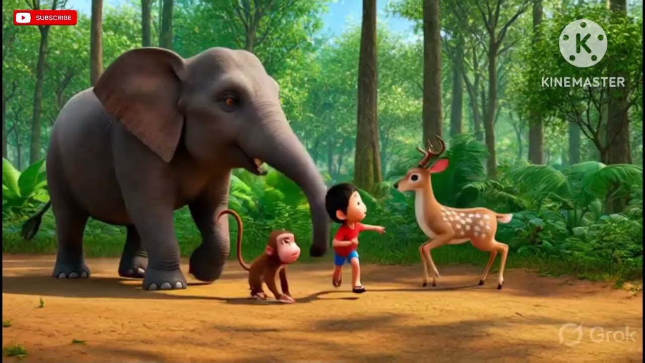 मूर्ख बंदर हिंदी कहनी Hindi Kahaniya - Panchatantra Stories - Hindi Animal Videos #song 