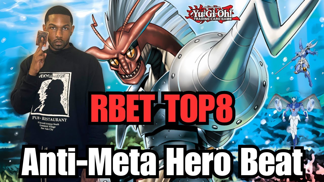 INSANE Anti-Meta Hero Beat Deck Goes 10-1 at RBET to make TOP8 | YGO Edison Format