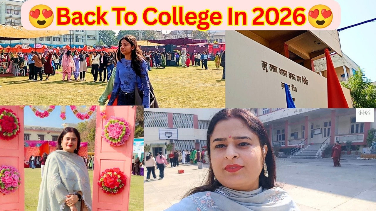 😍My College Carnival 2026 | GNKCW | Guru Nanak Khalsa College for Women Gujarkhan Campus Ludhiana❤️😍