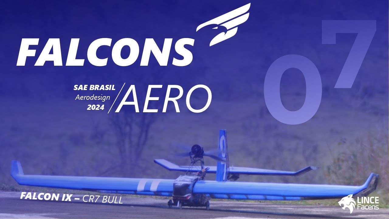 Vídeo de Voo Falcons Aerodesign #07 - 2024 SAE BRASIL Aerodesign