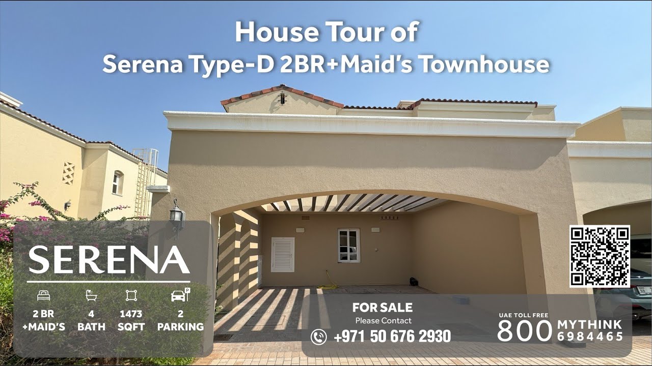 SERENA 2 BEDROOM + MAID’S HOUSE TOUR | TYPE D | DUBAI FAMILY HOMES 🏡