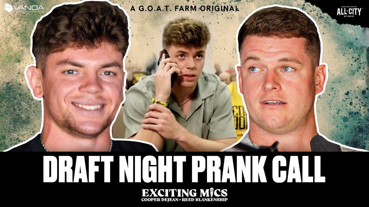 Cooper DeJean Tells CRAZY Story About Getting PRANK CALLED on Draft Night!