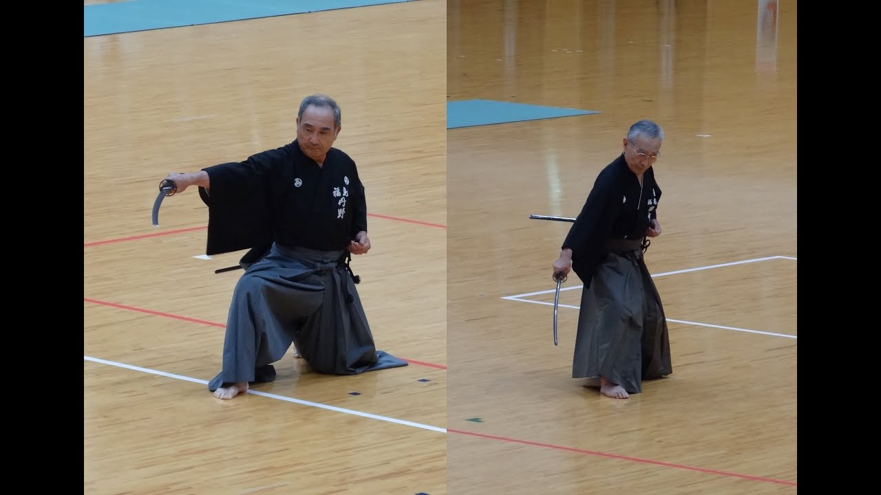 Iaido 8th dan Demonstration model　居合道範士八段　古流 模範演武