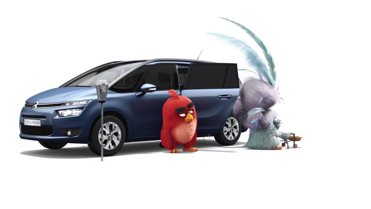 Die CITRO&Euml;N C4 Picasso Modelle &uuml;berzeugen selbst die Angry Birds! ;-)
