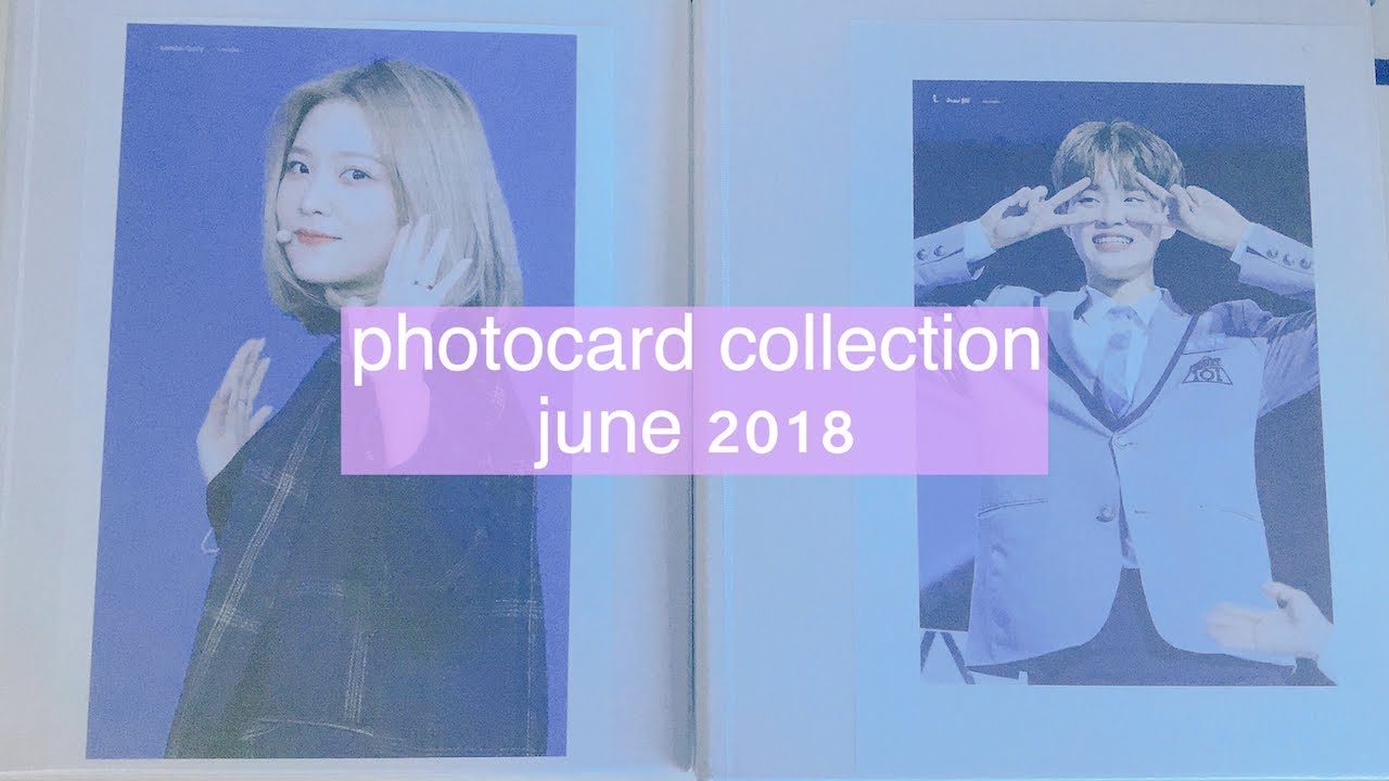 Kpop Photocard Collection (June 2018) | mainly LOONA RED VELVET WANNA ONE