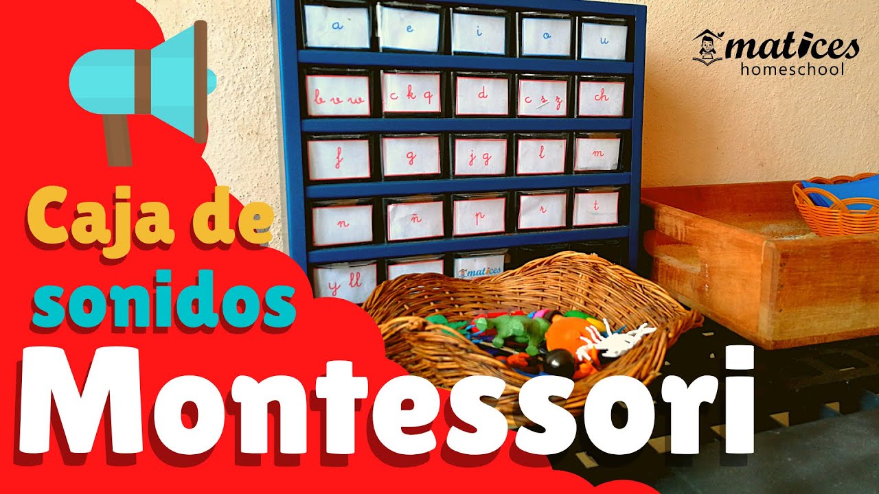 Caja de sonidos Montessori con plantilla gratis