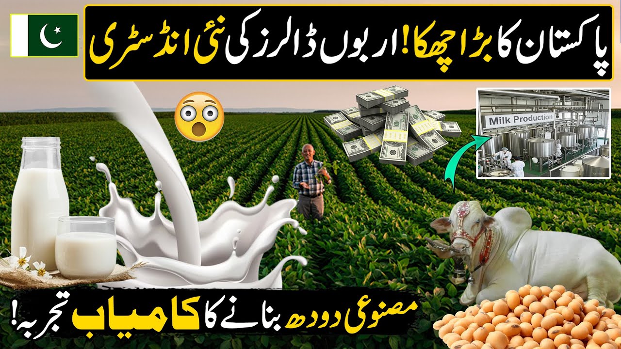 Pakistan's New Record | Artificial Milk Production Technology | Soya Bean Farming in Pakistan