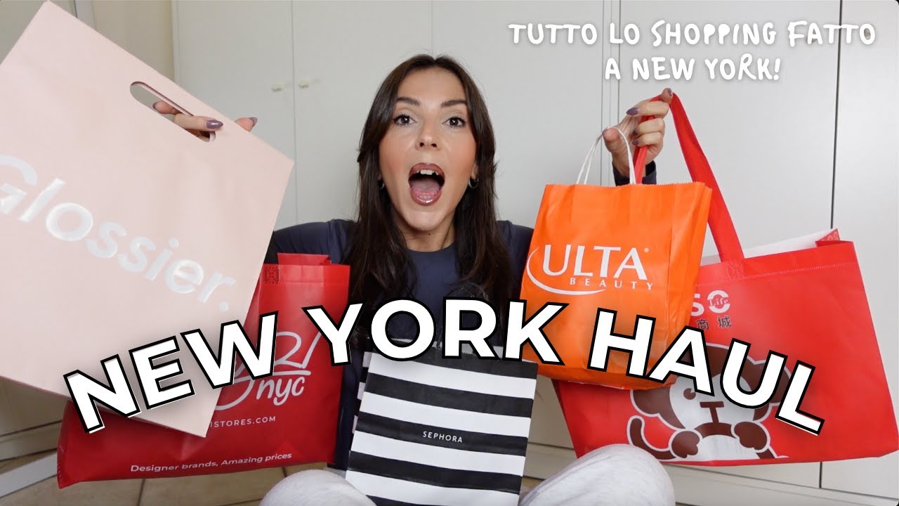 HAUL SHOPPING NEW YORK | Century21, Ulta Beauty, Sephora, Glossier, Teso Mini... | maria silvestro