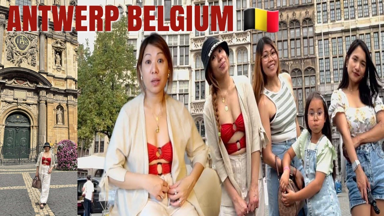 FIRST TIME MAGTRAVEL KASAMA ANG MGA INDAY   @indaygarnet @maryannpasion ! ANTWERP BELGIUM 🇧🇪 