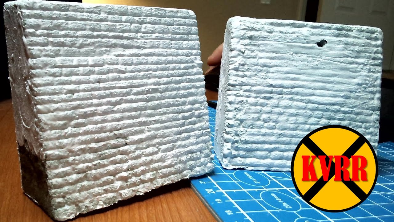 N Scale Modelling with Floral Foam - Part 1